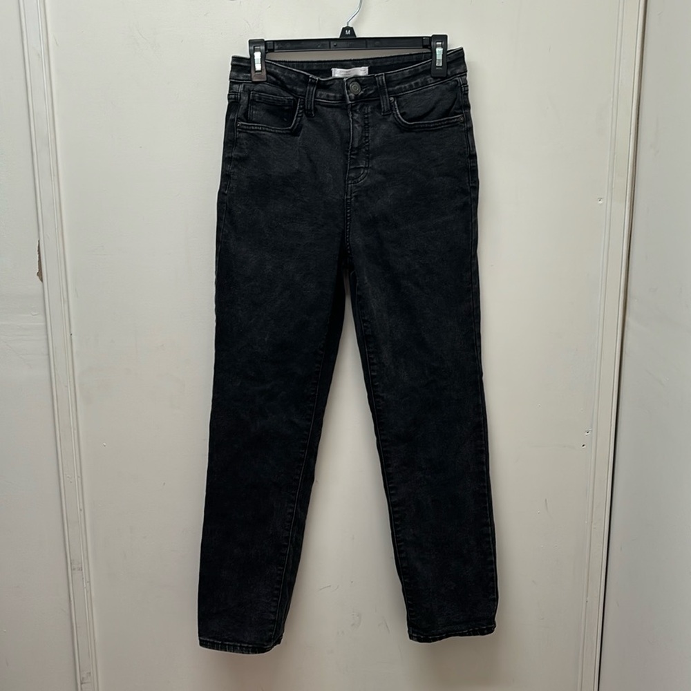 LC Lauren Conrad Straight Leg Black Denim Jeans - Size 6